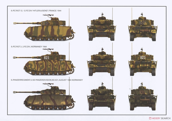 Збірна модель 1/35 Pz.Kpfw.IV Ausf.H (пізній) з робочими траками, RFM RM-5127