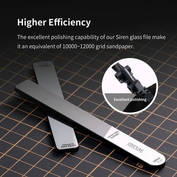 Скляний полірувальний напилок клиноподібної форми Siren Extra Fine, DSPIAE SF-17