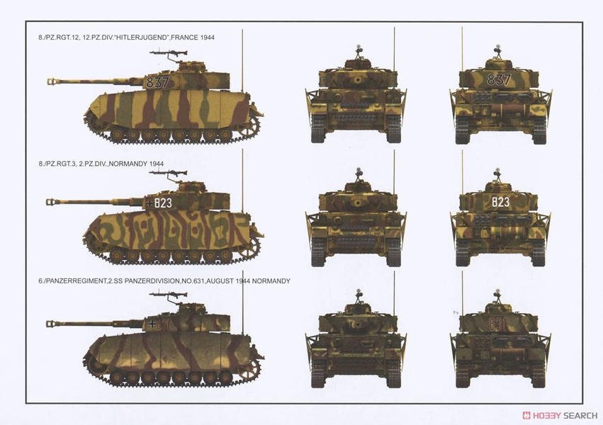 Збірна модель 1/35 Pz.Kpfw.IV Ausf.H (пізній) з робочими траками, RFM RM-5127