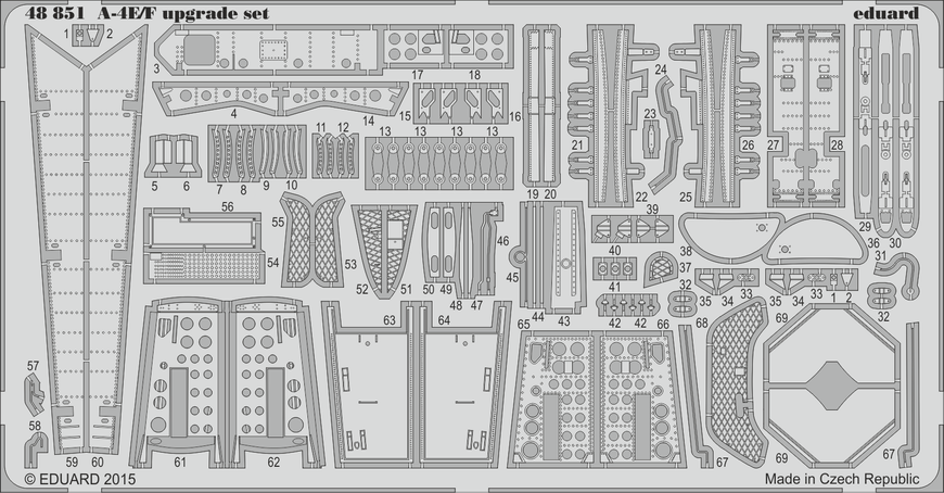 УЦІНКА! Збірна модель 1/48 A-4E/F Skyhawk &ldquo;Vietnam Scooters&rdquo;, Eduard 1197 + афтермаркет