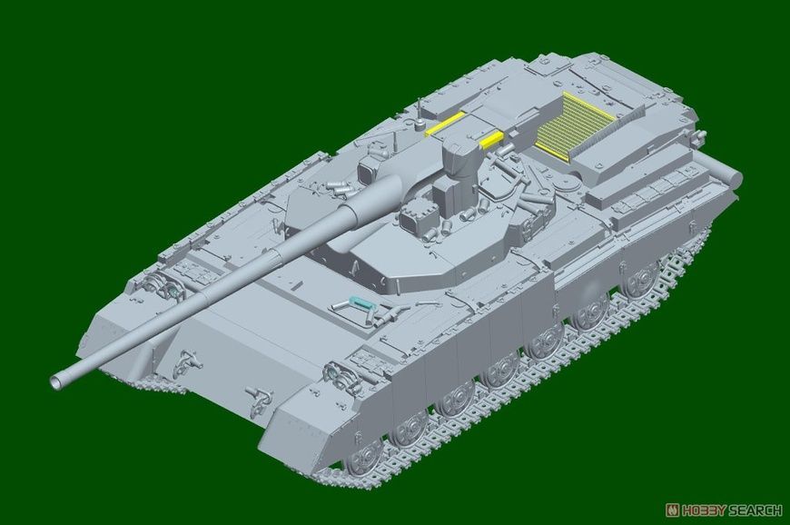 Збірна модель 1/35 Об'єкт 490А &laquo;Бунтар&raquo; радянський дослідний ОБТ, Trumpeter 09607