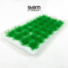 Пучки трави для діорам, середньо-зелені (Medium Green), висота 8-9 мм, 28 шт, Storm Creation SC3088