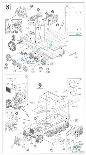 Збірна модель 1/35 5cm PaK 38 (Sf) auf Zugkraftwagen 1t, Dragon 6719