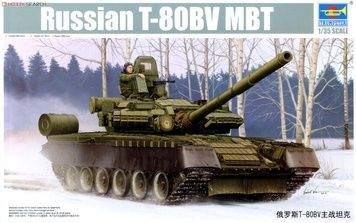 Збірна модель 1/35 Т-80БВ основний бойовий танк, Trumpeter 05566