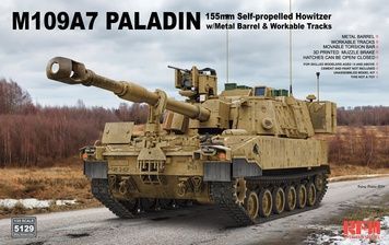 Збірна модель 1/35 M109A7 Paladin самохідна гаубиця, RFM RM-5129