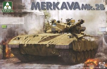 Збірна модель 1/35 Merkava Mk.2b Ізраїльський основний бойовий танк, Takom 2080