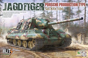 Збірна модель 1/35 Jagdtiger Porsche, Takom 8003