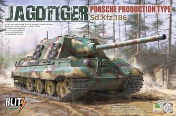 Збірна модель 1/35 Jagdtiger Porsche, Takom 8003