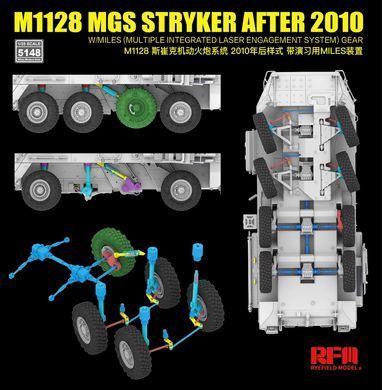 Збірна модель 1/35 M1128 MGS Stryker After 2010 з системою MILES, RFM RM-5148