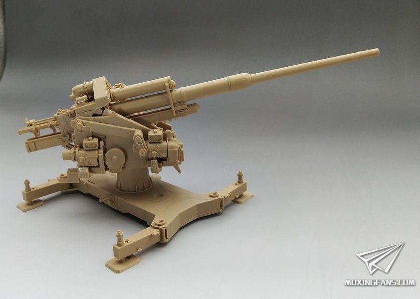 Збірна модель 1/35 12.8 cm Flak 40 з радаром FuMG 39D W&uuml;rzburg, Amusing Hobby 35A020