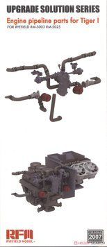 Деталі трубопроводу двигуна Maybach HL210 для Tiger I ранніх випусків в 1/35 (RM-5003/5025), RFM RM-2007