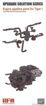 Деталі трубопроводу двигуна Maybach HL210 для Tiger I ранніх випусків в 1/35 (RM-5003/5025), RFM RM-2007