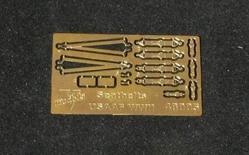 Фототравлені ремені безпеки USAAF WWII, 1/48, VModels 48005