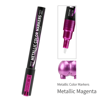 Суперметалічний маркер Маджента металік (Metallic Magenta), DSPIAE MKA-09