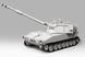 Збірна модель 1/35 M109A2 самохідна 155-мм гаубиця, з робочими траками T-136, Kinetic K61006
