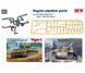 Деталі трубопроводу двигуна Maybach HL210 для Tiger I ранніх випусків в 1/35 (RM-5003/5025), RFM RM-2007
