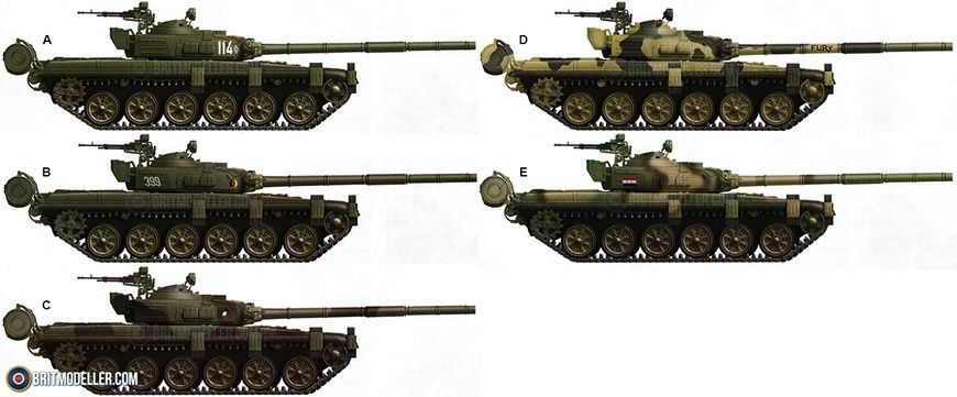 Збірна модель 1/35 Т-72 "Урал" з повним інтер'єром, Amusing Hobby 35A052
