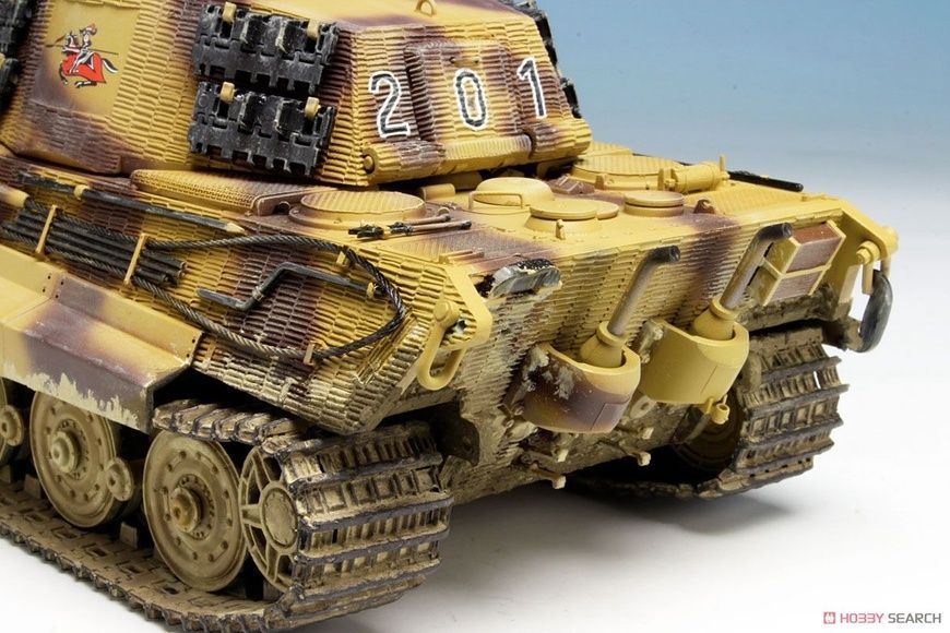 Збірна модель 1/35 King Tiger Henschel з циммеритом, sPzAbt 505, Східний фронт, 1944 (2 в 1), Dragon 6840