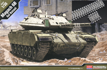 Збірна модель 1/35 Magach 6B Gal Batash з металевими гусеницями, Academy 13281