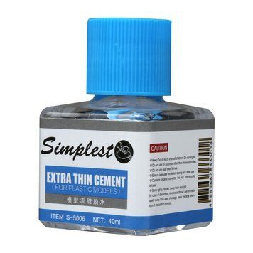 Надрідкий клей для пластикових моделей Extra Thin Cement, Simplest S-5006 (40 мл)