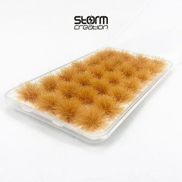 Пучки трави для діорам, суха трава (Dry Grass), висота 8-9 мм, 28 шт, Storm Creation SC3088