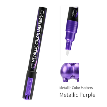 Суперметалічний маркер Фіолетовий металік (Metallic Purple), DSPIAE MKA-08