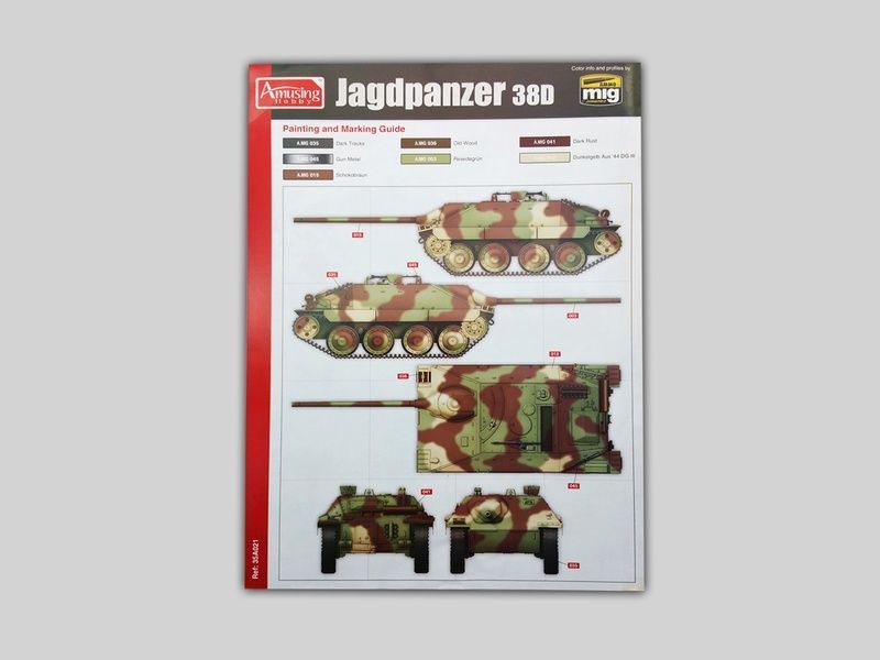 Збірна модель 1/35 Jagdpanzer 38(D), Amusing Hobby 35A021