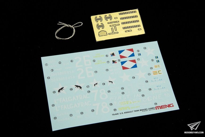 Збірна модель 1/35 M4A3E2 Jumbo штурмовий танк США, Meng TS-045