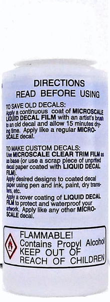 Засіб для відновлення декалей Micro Liquid Decal Film (30 мл), Microscale MI-12
