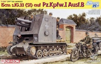Збірна модель 1/35 15cm s.IG.33(Sf) auf Pz.Kpfw.I Ausf.B з Magic Track, Dragon 6259