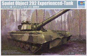 Збірна модель 1/35 Об'єкт 292 радянський дослідний танк, Trumpeter 09583
