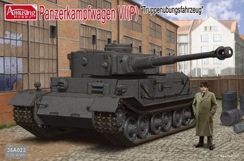 Збірна модель 1/35 Pz.Kpfw.VI Tiger(P) "Truppen&uuml;bungsfahrzeug", Amusing Hobby 35A023