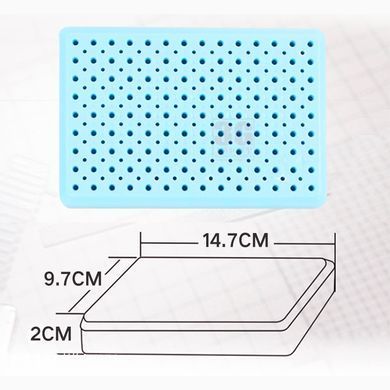 Підставка для зажимів-крокодилів (14.7&times;9.7&times;2 см), NineSea 611