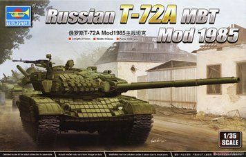 Збірна модель 1/35 Т-72АВ основний бойовий танк, Trumpeter 09548