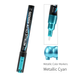 Суперметалічний маркер Блакитний металік (Metallic Cyan Blue), DSPIAE MKA-06