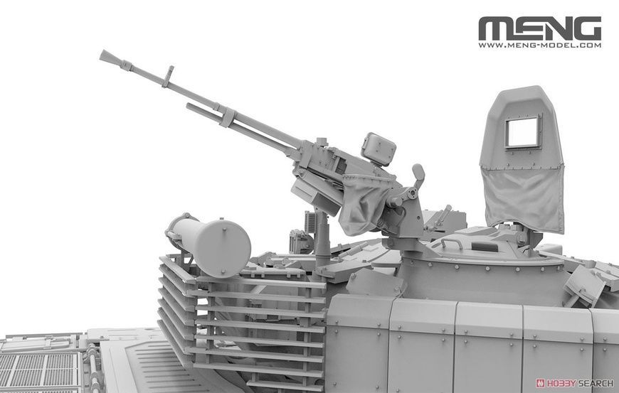 Збірна модель 1/35 Т-72Б3М з мінним тралом КМТ-8, Meng TS-053