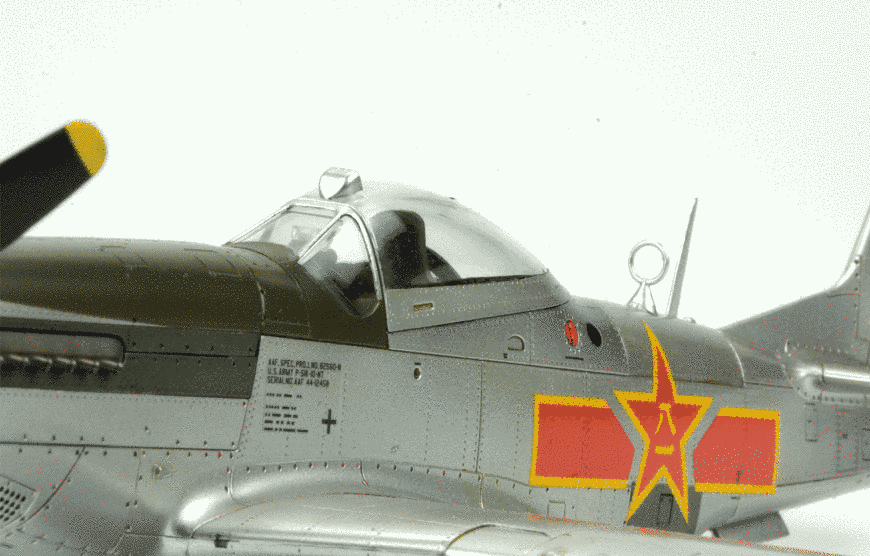 Збірна модель 1/48 Винищувач P-51D/K Mustang, Повітряні сили Китаю, Meng LS-005