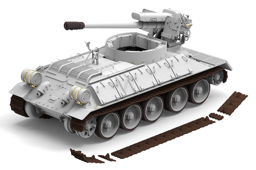Збірна модель 1/35 Т-34/Д30 122-мм сирійська САУ, RFM RM-5030