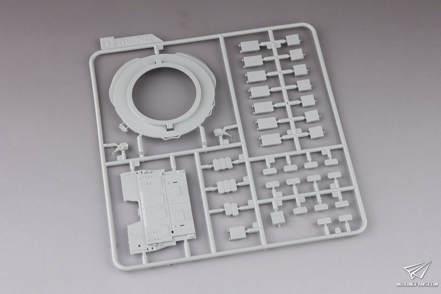 Збірна модель 1/35 Т-72Б3М з мінним тралом КМТ-8, Meng TS-053