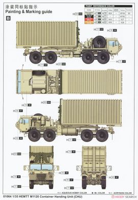 Збірна модель 1/35 M1120 HEMTT вантажний автомобіль США, Trumpeter 01064