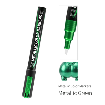 Суперметалічний маркер Зелений металік (Metallic Green), DSPIAE MKA-05