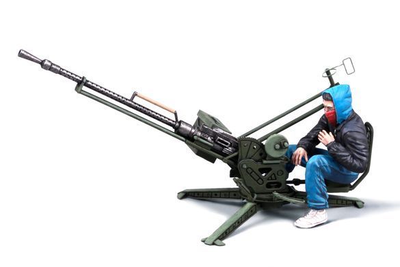 Збірна модель 1/35 Пікап з установкою ЗПУ-1, Meng VS-001