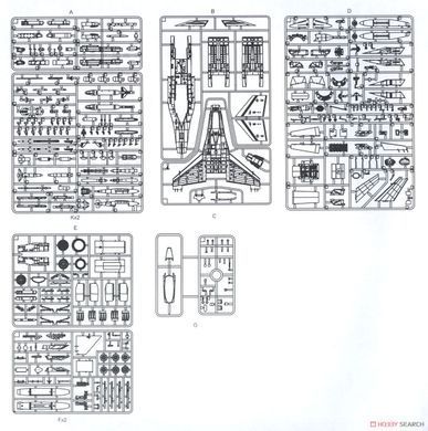 Збірна модель 1/48 F-16AM Block 20 MLU тактичний винищувач, Kinetic K48100