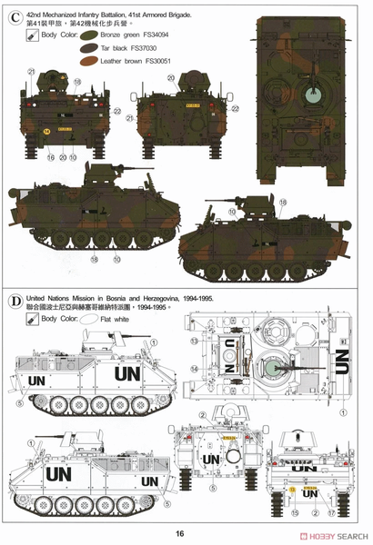 Збірна модель 1/35 YPR-765 PRI.50 український БТР, AFV Club AF35361