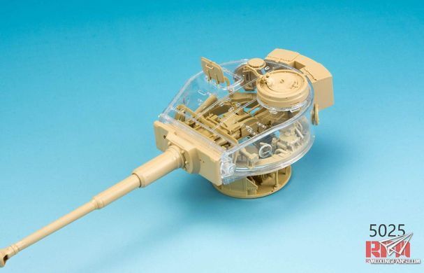 Збірна модель 1/35 Tiger I ранніх випусків з повним інтер'єром, RFM RM-5025
