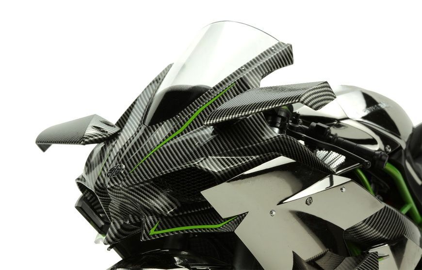 Збірна модель 1/9 Kawasaki Ninja H2&trade;R &mdash; попередньо пофарбована, без клею (Snap-Fit), Meng MT-001S