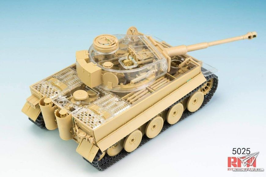 Збірна модель 1/35 Tiger I ранніх випусків з повним інтер'єром, RFM RM-5025