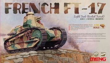 Збірна модель 1/35 Renault FT-17 з клепаною баштою, Meng TS-011
