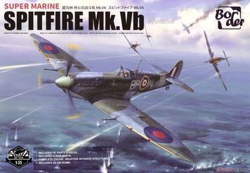 Збірна модель 1/35 Supermarine Spitfire Mk.Vb британський винищувач, Border Model BF-004