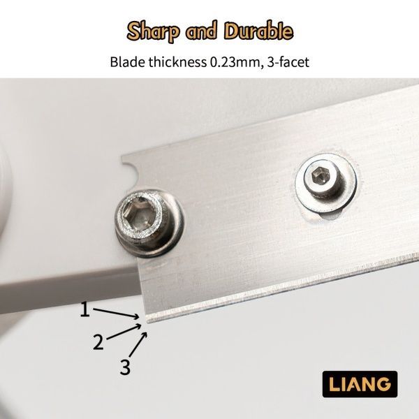 Комплект змінних лез для гільйотинного різака LIANG 0236a (2 шт), LIANG 0236b